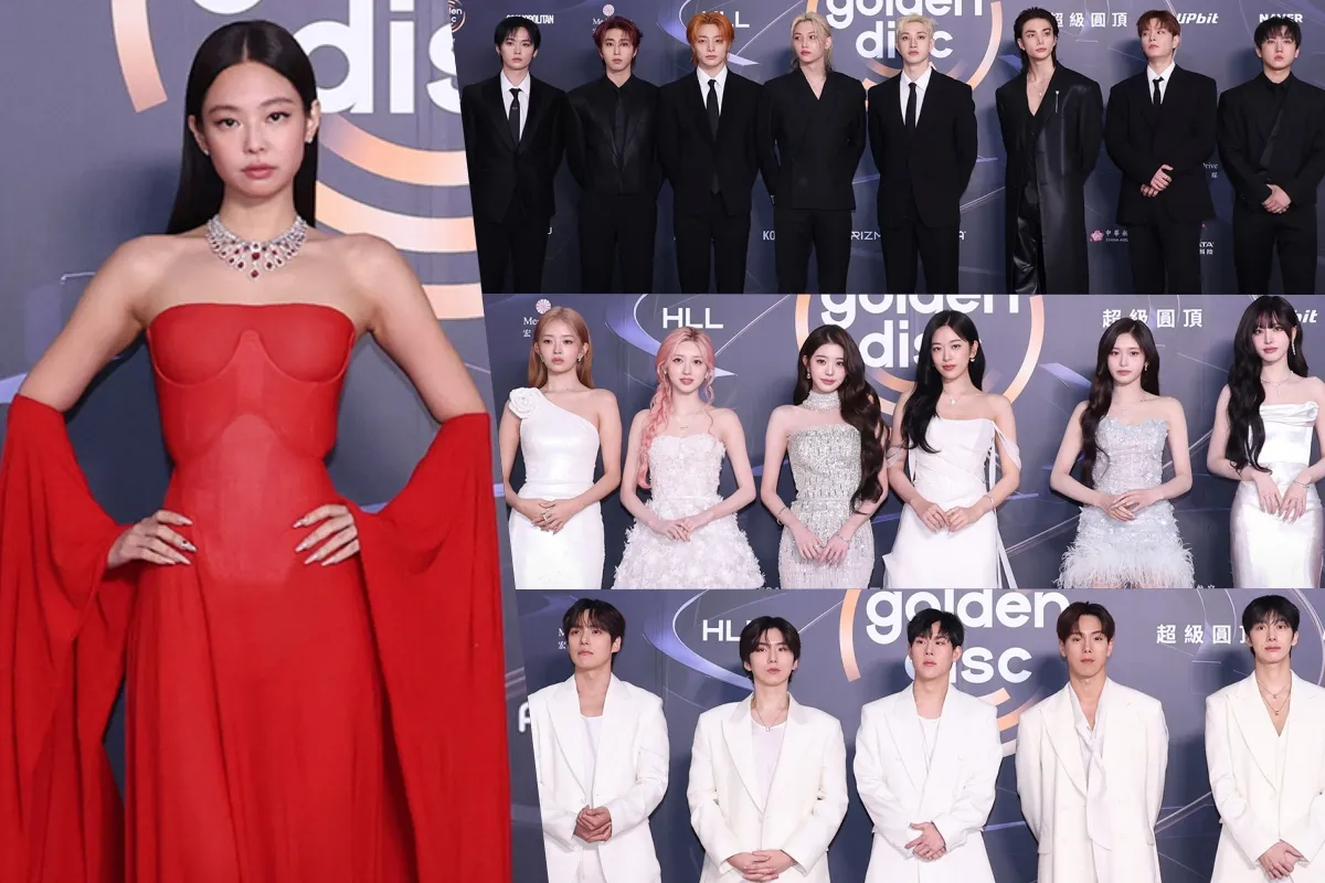 Stars Dazzle On Red Carpet At 40th Golden Disc Awards